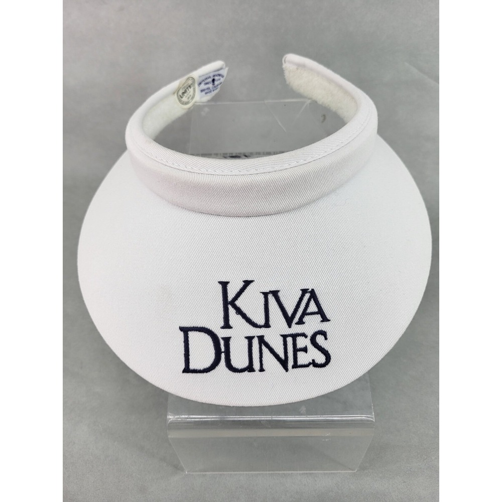 VTG USA MADE! Kiva Dunes Resort Gol fSun Visor w/ Terry Sweatband Gulf Shores AL